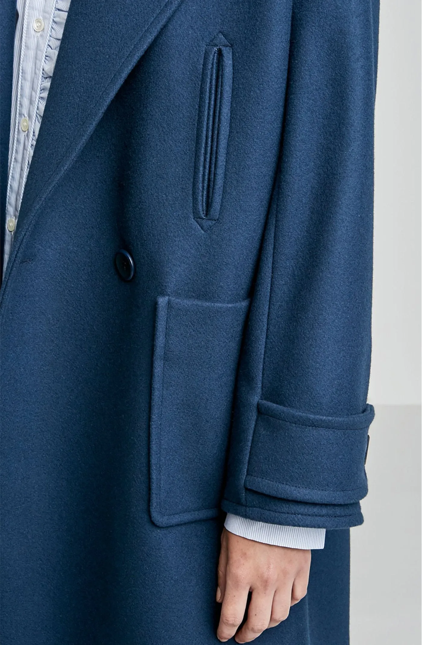 MELTON PEA COAT